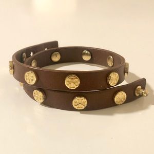 Tory Burch Double Wrap Logo Bracelet